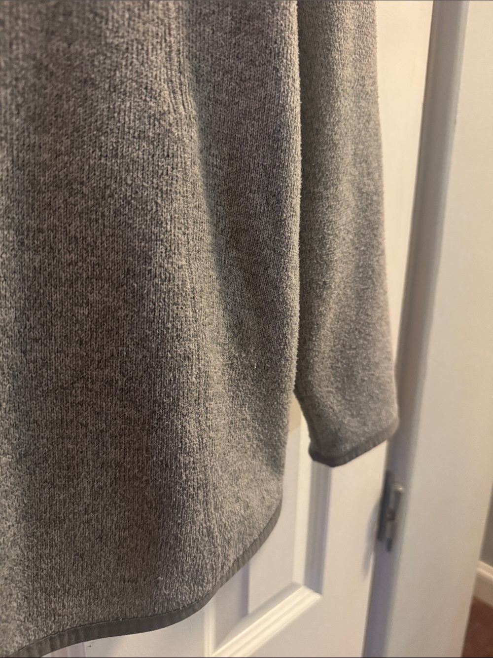 L.L. Bean Light Gray Full-Zip Fleece Jacket - Picture 9 of 9